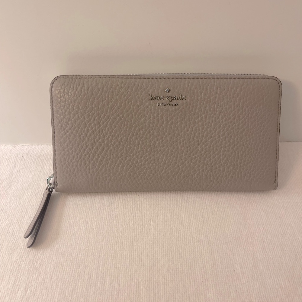 Gray Kate Spade Wallet